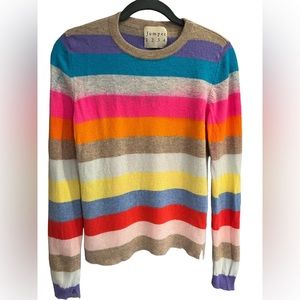 Jumper 1234 Cashmere Striped Sweater, Size S